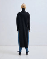 NEW EVA - LONG TAIL CASHMERE WOOL TURTLENECK KNIT SWEATER
