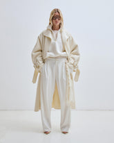 ALBA - OVERSIZE  CASHMERE WOOL TRENCH COAT