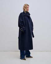 ALBA - OVERSIZE  CASHMERE WOOL TRENCH COAT