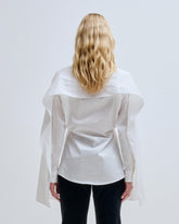 ANNE -  SCARF TAILORED SHIRT