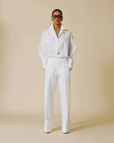 JODIE - POPELINE TUNIC STYLE SHIRT