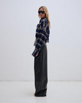 BARBARA - CASHMERE WOOL ELASTIC WAIST SHIRT