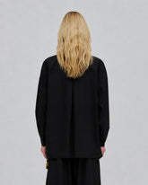 ROMY - LIGHT COTTON POPELINE DRAPE SHIRT