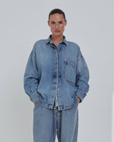 JENNY - TENCEL DENIM BOXY SHIRT