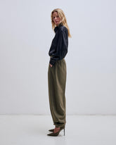 MEG - SATIN DETACHABLE FOULARD SHIRT