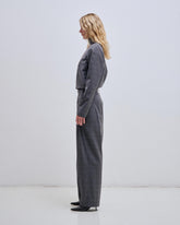 GIUNIA - WOOL FLOWING TAILORED BLOUSE