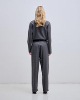 GIUNIA - WOOL FLOWING TAILORED BLOUSE