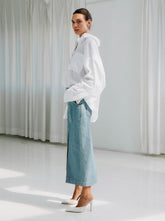 ERIKA - DENIM LUREX SKIRT