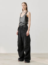 VIVI - CARGO DENIM