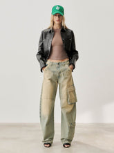 ROSALIND - BOW CARGO DENIM