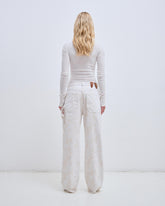 LISA - CAMOU FLOCK  LOOSE FIT CARPENTER DENIM