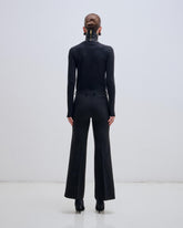 COLIN -  FLARED WOOL PANTS