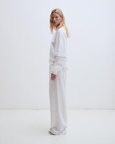 GAIA - WIDE LEG WITH BELT TENCEL DENIM