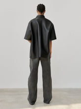 KAREN - PAILLETTE PANEL SHREDDED DENIM