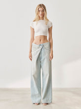 INES - FOLD OVER DENIM