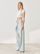 INES - FOLD OVER DENIM