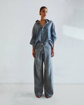 INES - FOLD OVER TENCEL DENIM