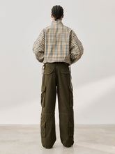 LADY JULIAN - CRYSTAL MULTI-POCKET CARGO PANTS