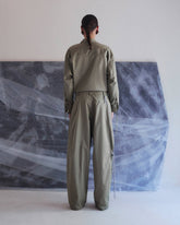 PHEBE -  FAUX PEARL ADORNED RELAXED PANTS