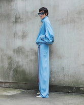 PHEBE -  LIGHT TENCEL CHAIN ADORNED RELAXED PANTS