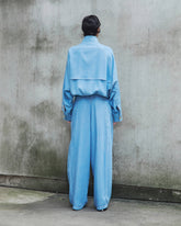 PHEBE -  LIGHT TENCEL CHAIN ADORNED RELAXED PANTS