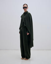 PHEBE - CASHMERE WOOL WIDE-LEG PANTS