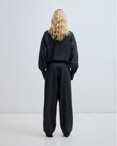 PHEBE - WOOL LUREX WIDE-LEG PANTS