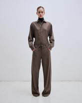 IRIS - PIED DE POULE PAPER BAG PANTS
