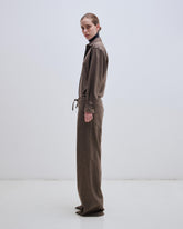 IRIS - PIED DE POULE PAPER BAG PANTS
