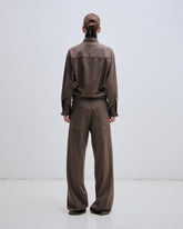 IRIS - PIED DE POULE PAPER BAG PANTS