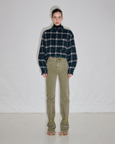 MARION - PIGMENT PLATED STRAIGHT LEG FITTED DENIM