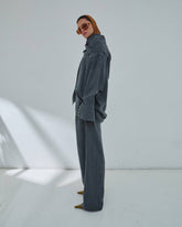 PHEBE - WIDE-LEG JAPANESE LIGHT WOOL PANTS