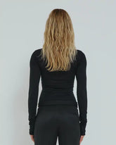 CAMREN - SLIM-FIT LONG SLEEVE CREWNECK TOP