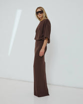 MARLIN - OPEN BACK WOOL DRESS