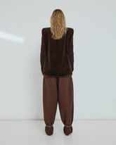 PHEBE - CUFF ADORNED WIDE-LEG COMFORT SUIT PANTS