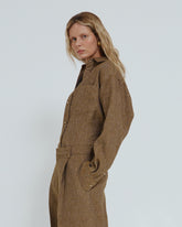 ANNE -  WOOL MELANGE TAILORED SHIRT