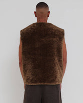 ALAN - FAUX FUR WAISTCOAT
