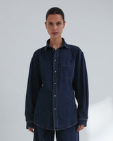 ANNE - TENCEL DENIM TAILORED SHIRT