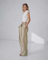 STELLA - TIE-FRONT PANTS