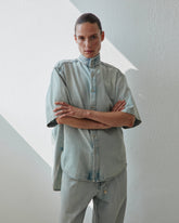 ROBERTA - TENCEL DENIM COLLAR SHIRT