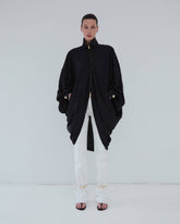 NORMA - DRAPED SLEEVES BOMBER JACKET