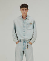 KEANU  - TENCEL PATCH POCKET SHIRT