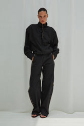 PEGGY - ZIP BARREL LEG PANTS