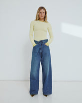 INES - FOLD OVER DENIM