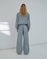 IRIS - PAPER BAG LUREX FLOCK DENIM