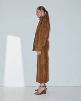 GIANNA - GILET LEATHER  JACKET