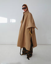 NAT LONG - OVERSIZE CAPE COAT