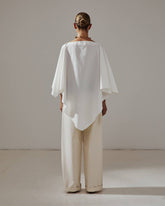 WENDY - ELASTIC WAIST WIDE-LEG TROUSERS