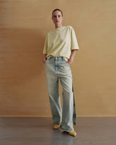 LISA - BELT ADORNED LOOSE FIT DENIM