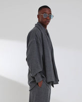 GEORGE - JAPANESE WOOL DETACHABLE SCARF SHIRT